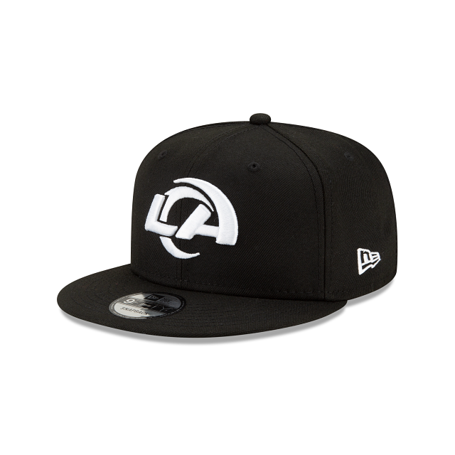 Load image into Gallery viewer, New Era LA Rams 9Fifty Snapback - Black - Left
