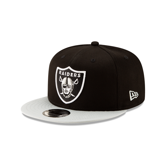 Load image into Gallery viewer, New Era Las Vegas Raiders 2Tone 9Fifty Snapback - Black &amp; Heather Gray - Left
