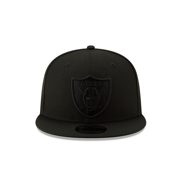 Load image into Gallery viewer, New Era Las Vegas Raiders 9Fifty Snapback - Black on Black - Front
