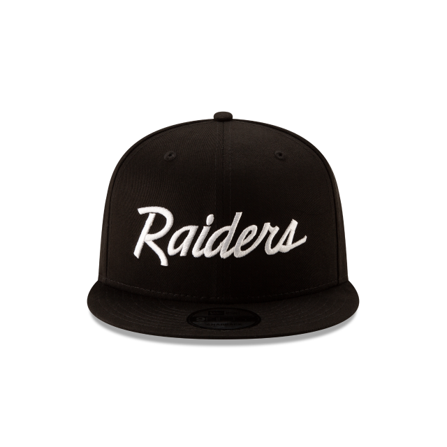 Load image into Gallery viewer, New Era Las Vegas Raiders Script 9Fifty Snapback - Black - Front
