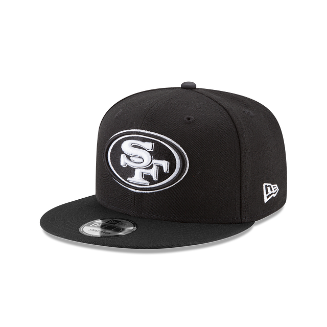 Load image into Gallery viewer, New Era San Francisco 49ers 9Fifty Snapback - Black &amp; White - Left
