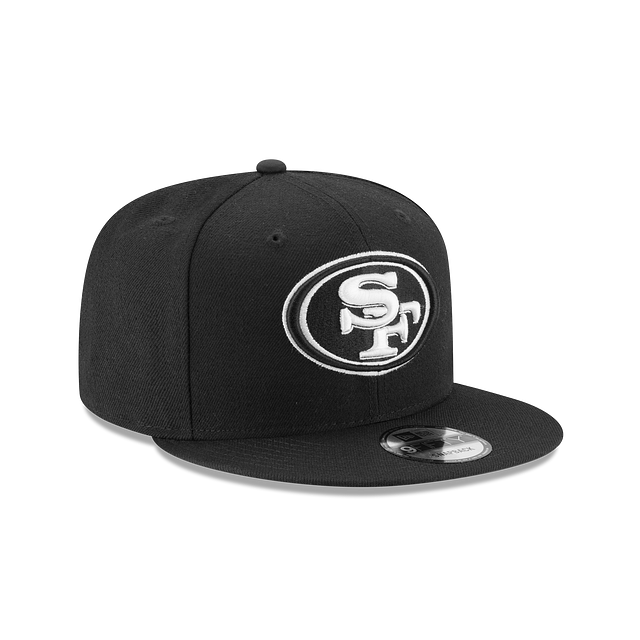 Load image into Gallery viewer, New Era San Francisco 49ers 9Fifty Snapback - Black &amp; White - Right
