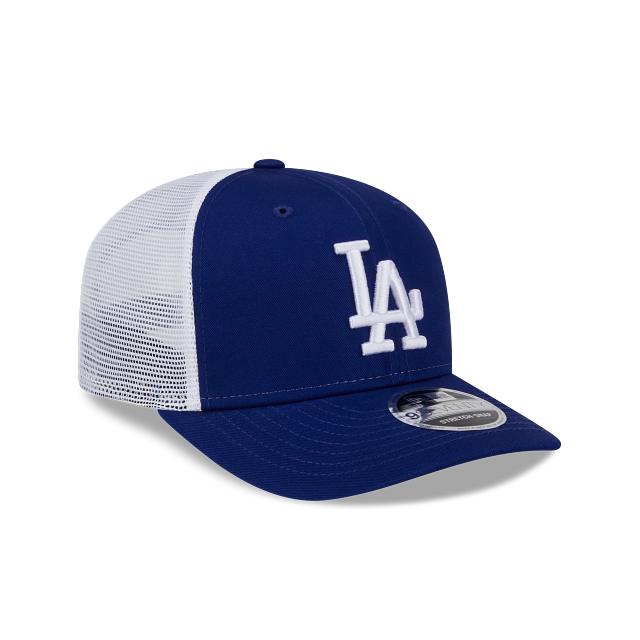 New Era LA Dodgers 9Seventy Stretch Snapback Trucker - 2Tone Blue & White - Right