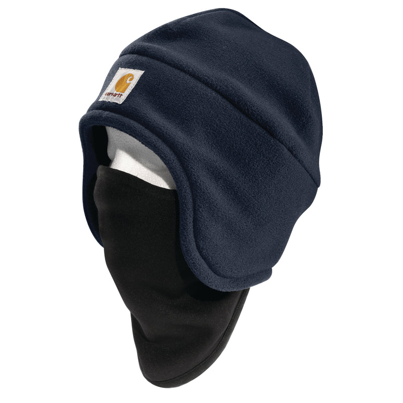 Load image into Gallery viewer, Carhartt Fleece 2-in-1 Hat - Navy
