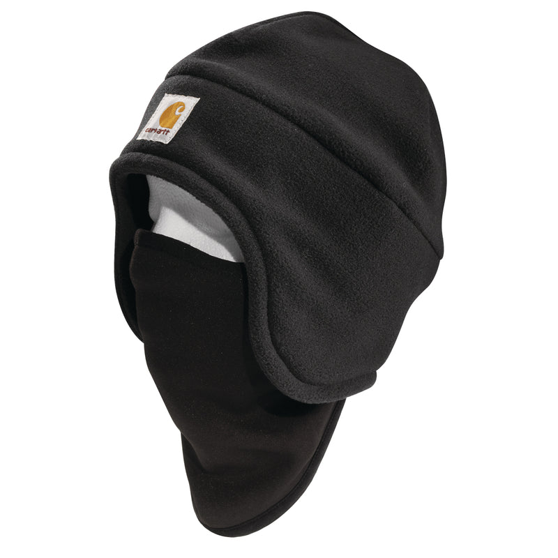 Load image into Gallery viewer, Carhartt Fleece 2-in-1 Hat - Black
