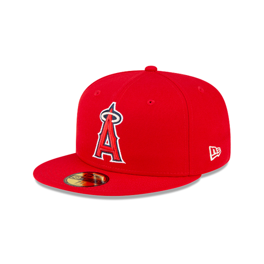 New Era LA Angels 59Fifty Fitted - Red - Left