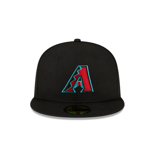 New Era Arizona Diamond Backs 59Fifty Fitted - Black - Front