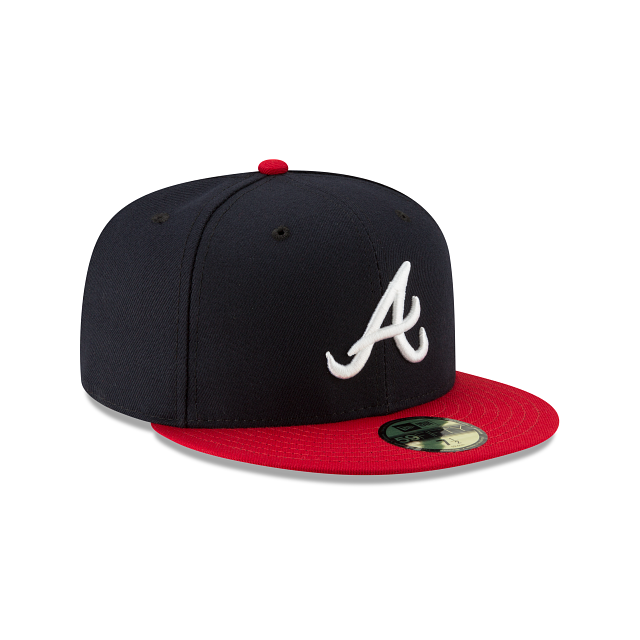 Load image into Gallery viewer, New Era Atlanta Braves 2Tone 59Fifty Fitted - Navy &amp; Red - Right
