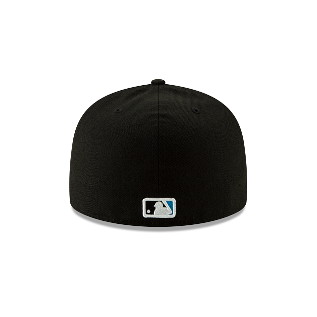 Load image into Gallery viewer, New Era Miami Marlins 59Fifty Fitted - Black - Back
