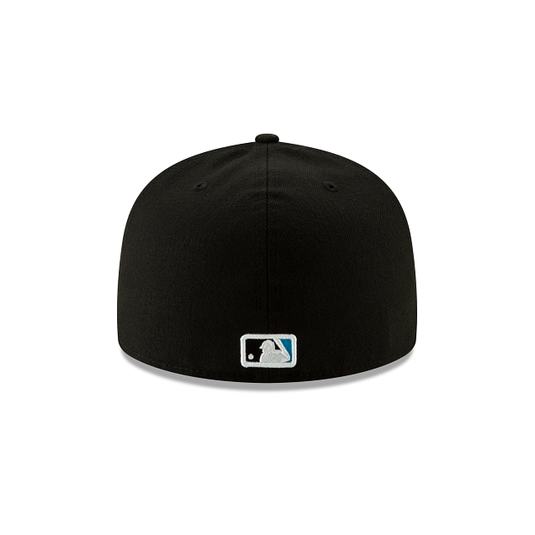 New Era Miami Marlins 59Fifty Fitted - Black - Back