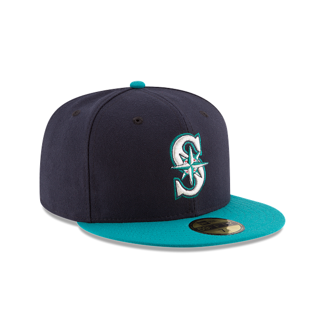 Load image into Gallery viewer, New Era Seattle Mariners 2Tone 59Fifty Fitted - Navy &amp; Teal - Right
