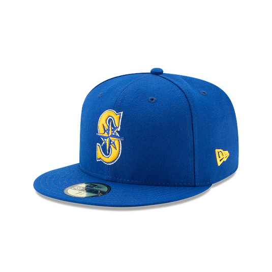 New Era Seattle Mariners 59Fifty Fitted - Blue - Left