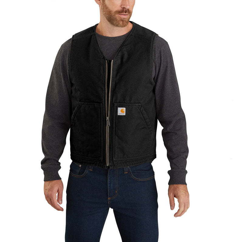 Load image into Gallery viewer, Carhartt Washed Duck Sherpa Lined Vest
