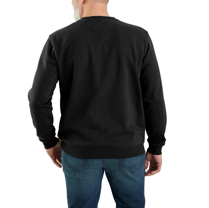 Load image into Gallery viewer, Carhartt Midweight Crewneck Sweatshirt Black
