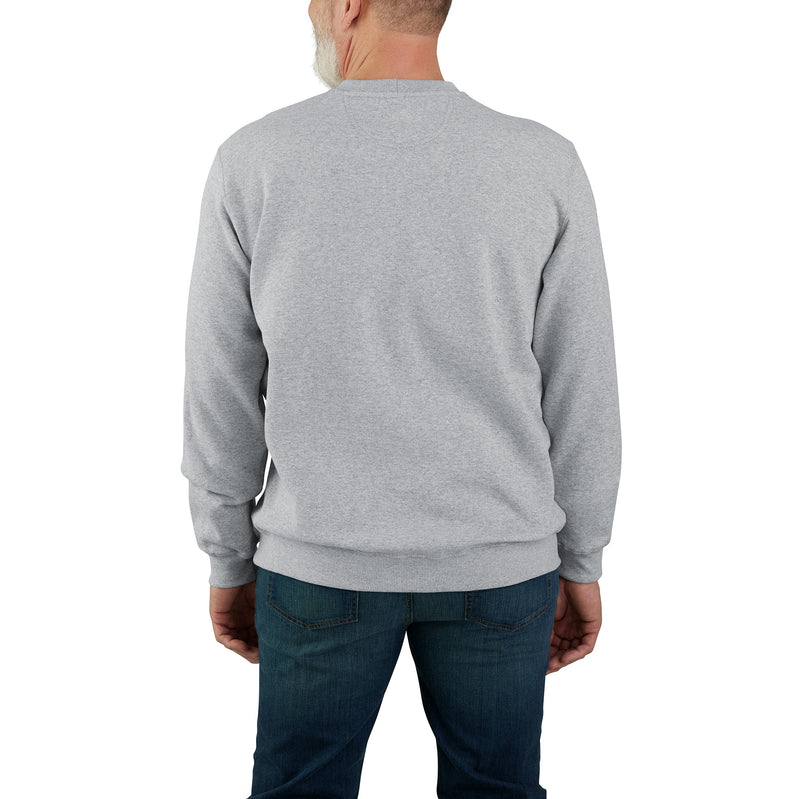 Load image into Gallery viewer, Carhartt Midweight Crewneck Sweatshirt Heather Gray
