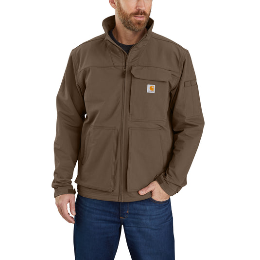 Carhartt Super Dux™ Relaxed Fit Lightweight Mock-Neck Jacket Coffee