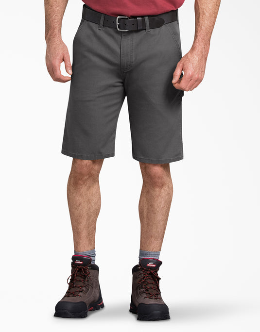 Dickies 11inch Tough Max Duck Utility Short Stonewashed Slate - Front