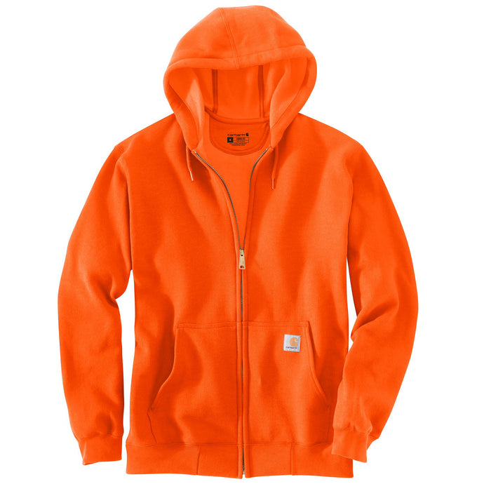 Carhartt K122 HV Loose Fit Midweight Full-Zip Sweatshirt Brite Orange