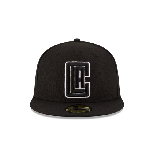 New Era LA Clippers 59Fifty Fitted - Black - Front