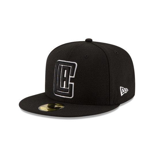 New Era LA Clippers 59Fifty Fitted - Black - Left