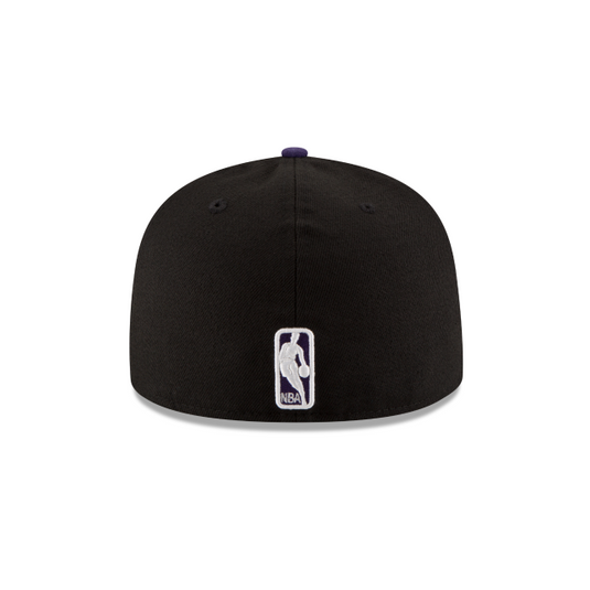 New Era LA Lakers 2Tone 59Fifty Fitted - Black & Purple - Back