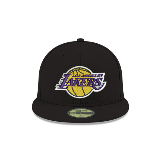 New Era LA Lakers 59Fifty Fitted - Black - Front