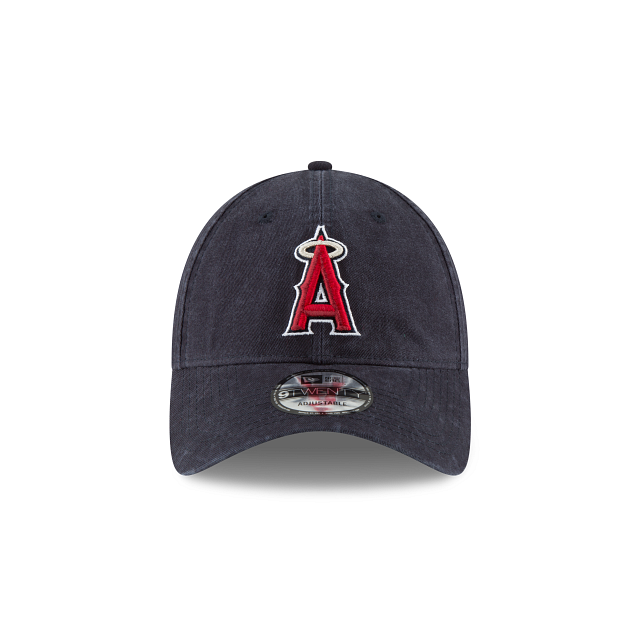 Load image into Gallery viewer, New Era LA Angels 9twenty Strapback - Navy - Front
