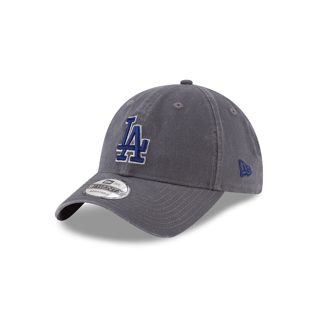 Load image into Gallery viewer, New Era LA Dodgers 9twenty Strapback - Charcoal - Left
