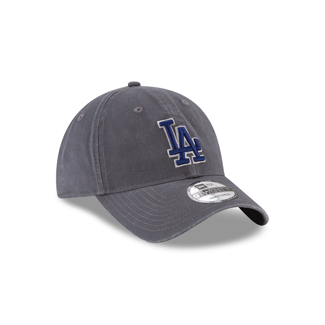 Load image into Gallery viewer, New Era LA Dodgers 9twenty Strapback - Charcoal - Right
