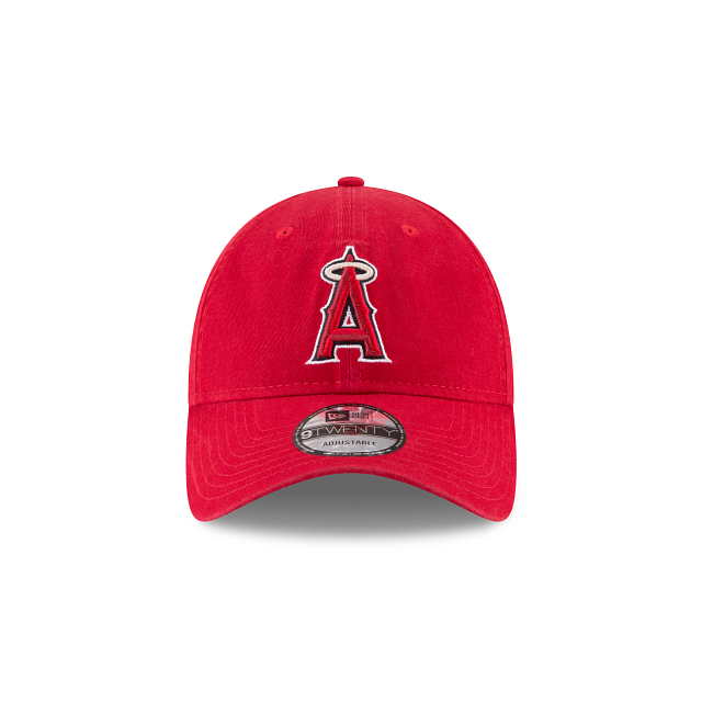 Load image into Gallery viewer, New Era LA Angels 9twenty Strapback - Red - Front
