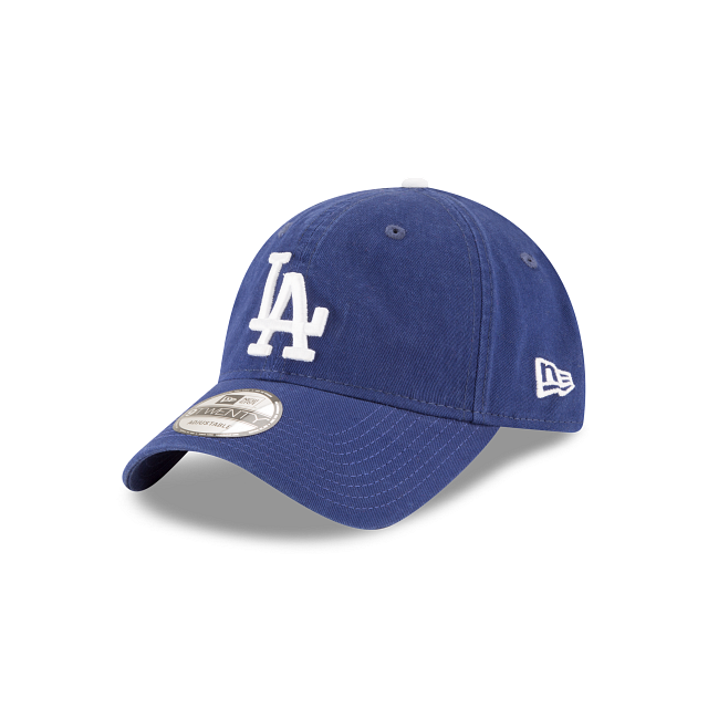 Load image into Gallery viewer, New Era LA Dodgers 9twenty Strapback - Dodger Blue - Left
