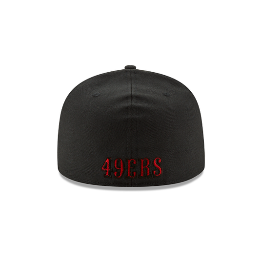 New Era San Francisco 49ers 59Fifty Fitted - Black & Red - Back