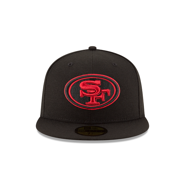 Load image into Gallery viewer, New Era San Francisco 49ers 59Fifty Fitted - Black &amp; Red - Front
