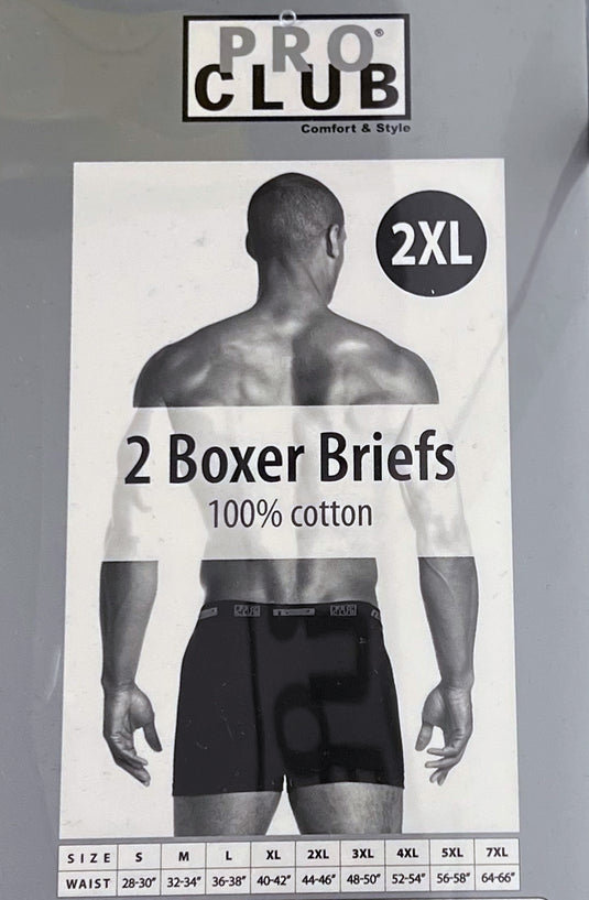 Pro Club Men's Boxer Briefs (2 Pack) – MILLENNIUM CLOTHING
