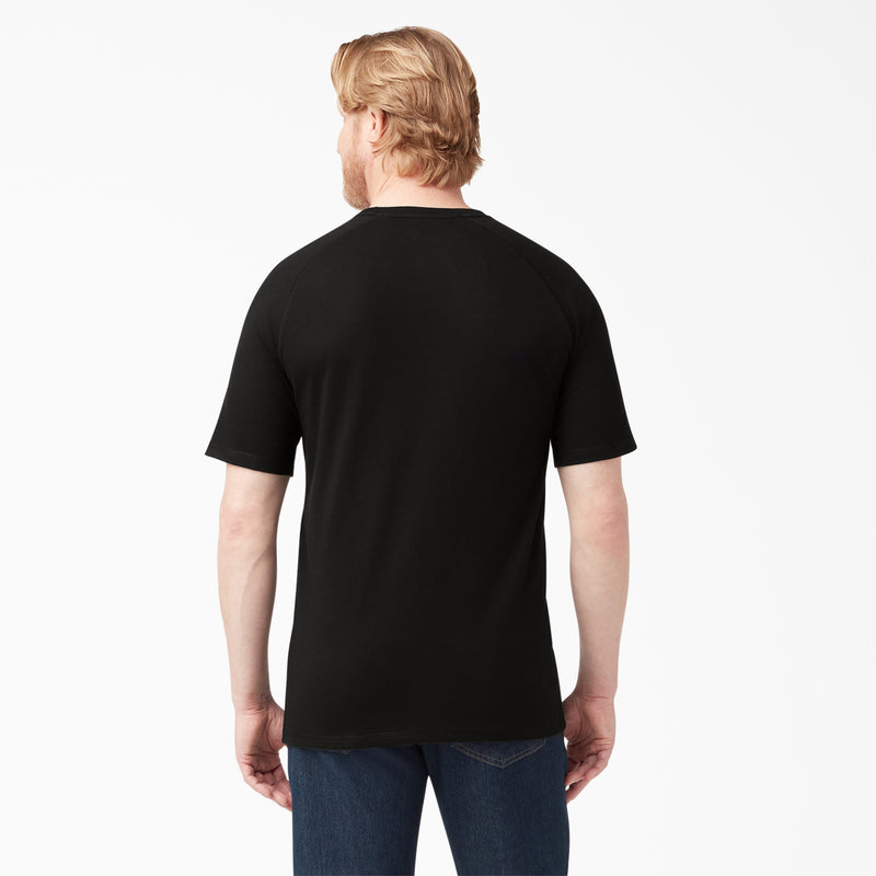 Load image into Gallery viewer, Dickies Short Sleeve Temp-iQ® Pocket Tee Black - Back
