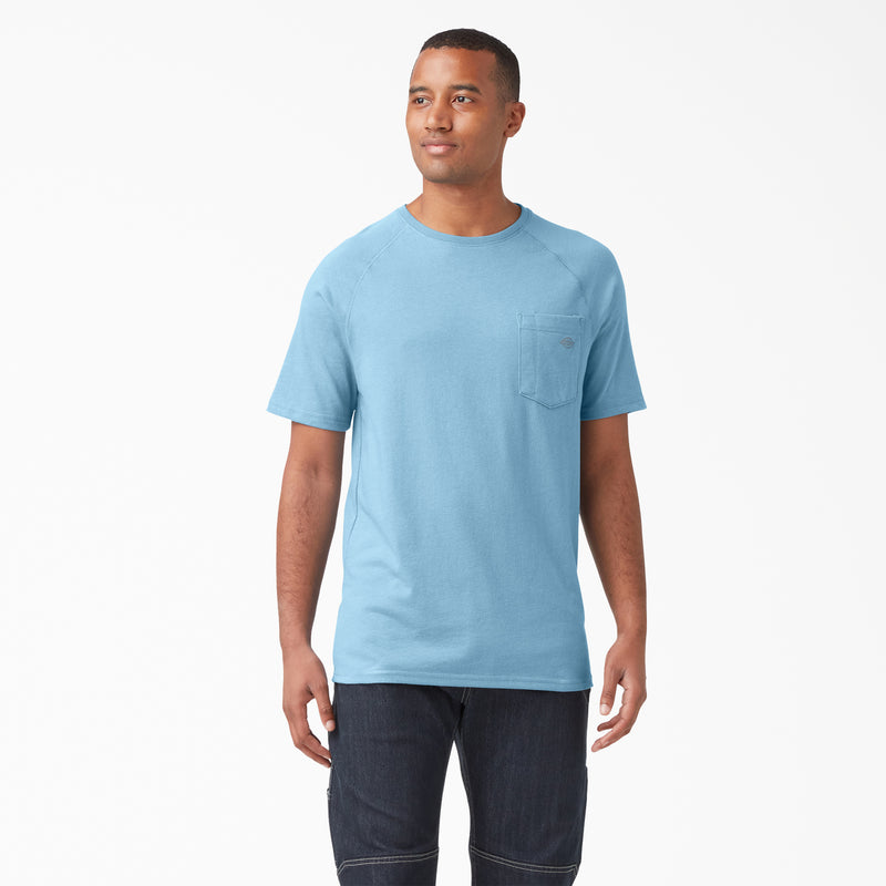 Load image into Gallery viewer, Dickies Short Sleeve Temp-iQ® Pocket Tee Dusty Blue
