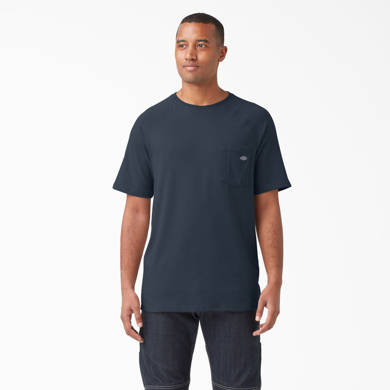 Load image into Gallery viewer, Dickies Short Sleeve Temp-iQ® Pocket Tee Dark Navy
