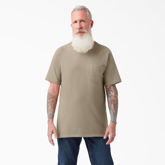 Dickies Short Sleeve Temp-iQ® Pocket Tee Desert Sand