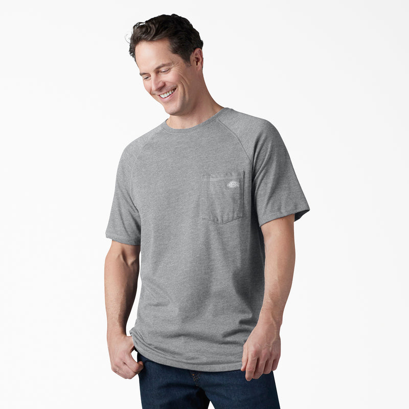 Load image into Gallery viewer, Dickies Short Sleeve Temp-iQ® Pocket Tee Heather Gray
