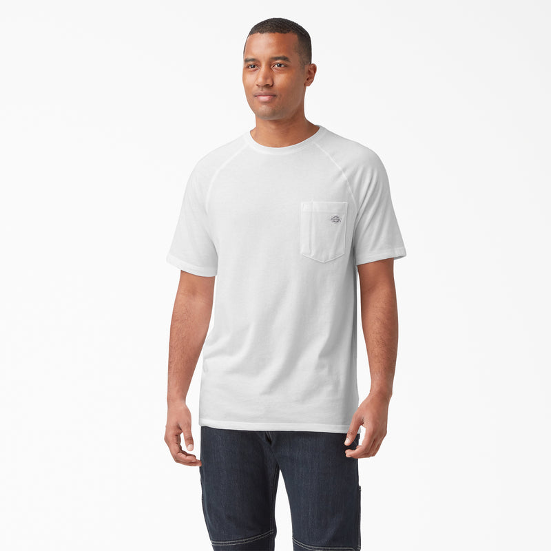 Load image into Gallery viewer, Dickies Short Sleeve Temp-iQ® Pocket Tee White
