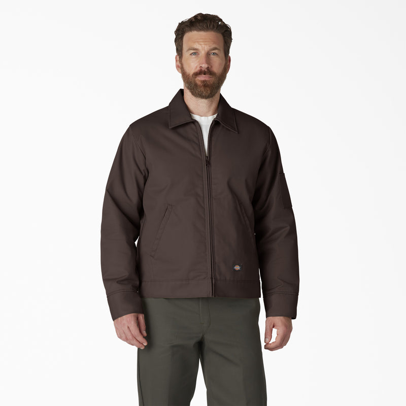 Load image into Gallery viewer, Dickies Insulated Eisenhower Work Jacket Dark Brown - Front
