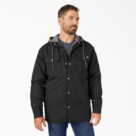 Dickies Hooded Duck Shirt Jack Black - Front