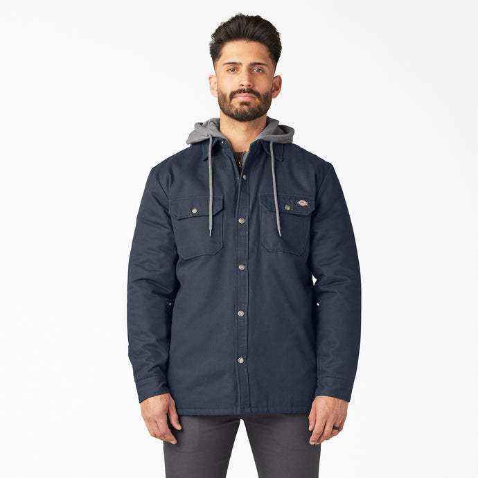 Dickies Hooded Duck Shirt Jack Dark Navy - Front