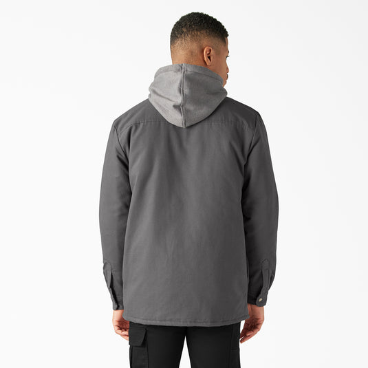 Dickies Hooded Duck Shirt Jack Slate Gray - Back