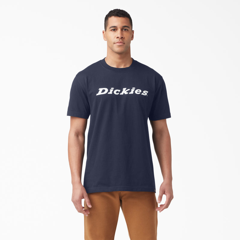 Load image into Gallery viewer, Dickies Short Sleeve Heavyweight Wordmark Tee Ink Navy
